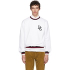 Dolce and Gabbana White Logo Sweatshirt