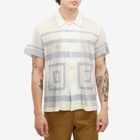 BODE Men's Tile Stitch Vacation Shirt in Multi