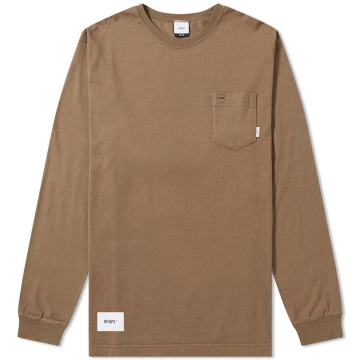 Photo: WTAPS Long Sleeve Blank 01 Tee Charcoal