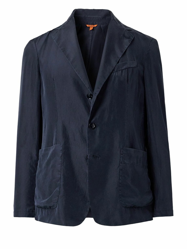Photo: Barena - Rizzo Tentor Silk-Voile Blazer - Blue