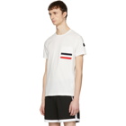 Moncler Off-White Flag Pocket T-Shirt