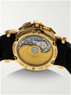 BREGUET - Pre-Owned 2006 Marine Automatic Chronograph 42mm 18-Karat Gold and Rubber Watch, Ref. No. 5827BA/12/5ZU