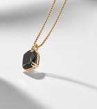 David Yurman Marbella 18kt gold necklace with onyx