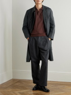 Oliver Spencer - Albers Belted Woven Trench Coat - Gray