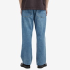 Our Legacy Men's Third Cut Jeans in Blue Tech Wash Denim