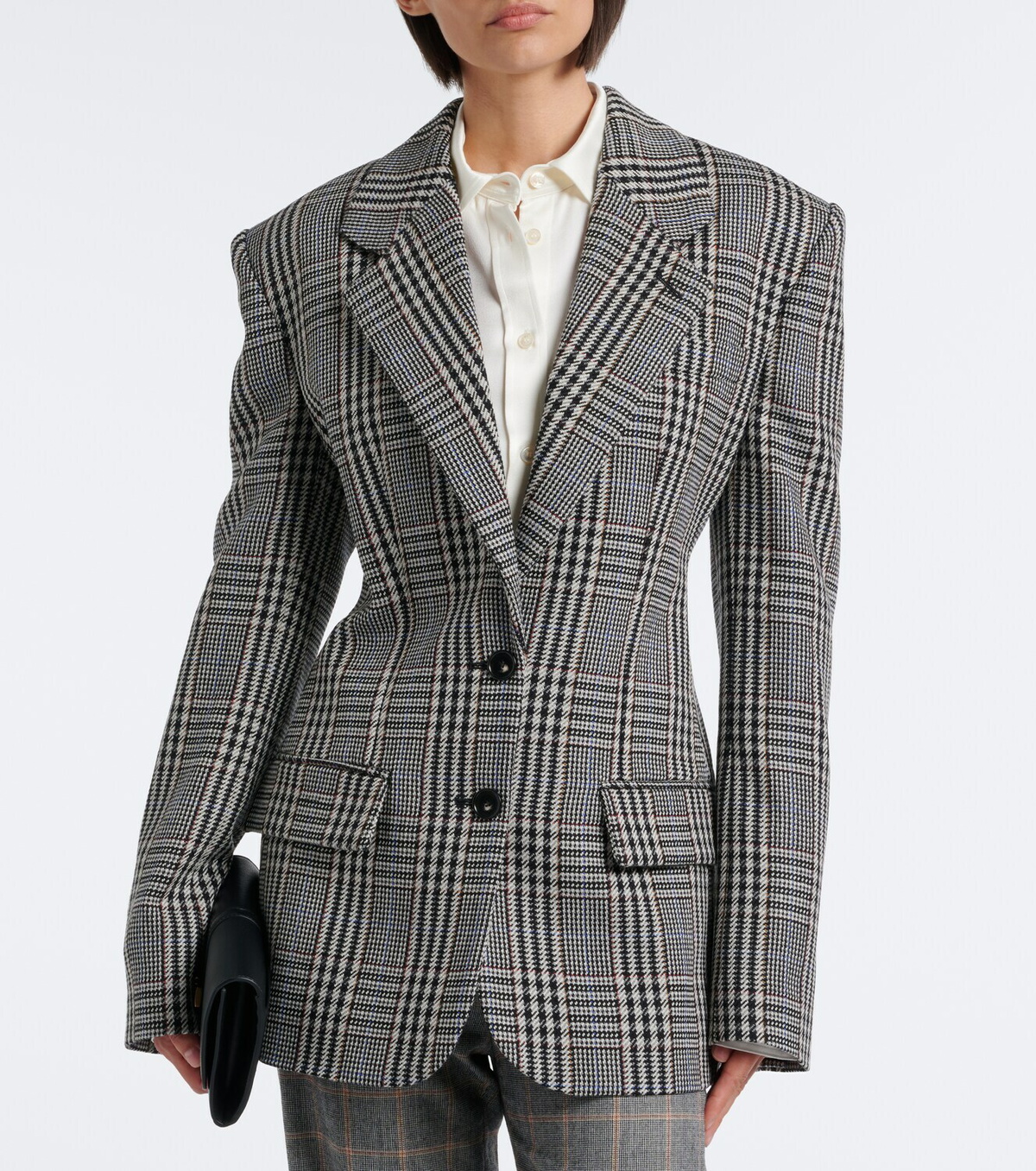 Stella McCartney Checked wool blazer