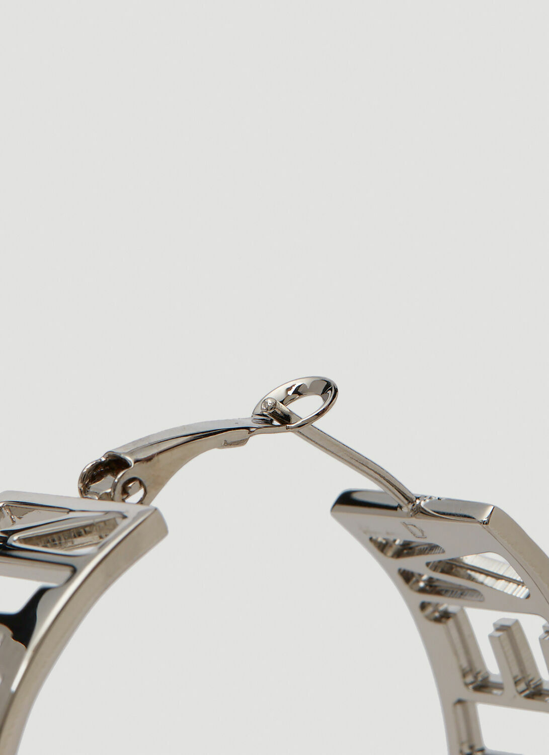 VETEMENTS Logo Hoop Earrings