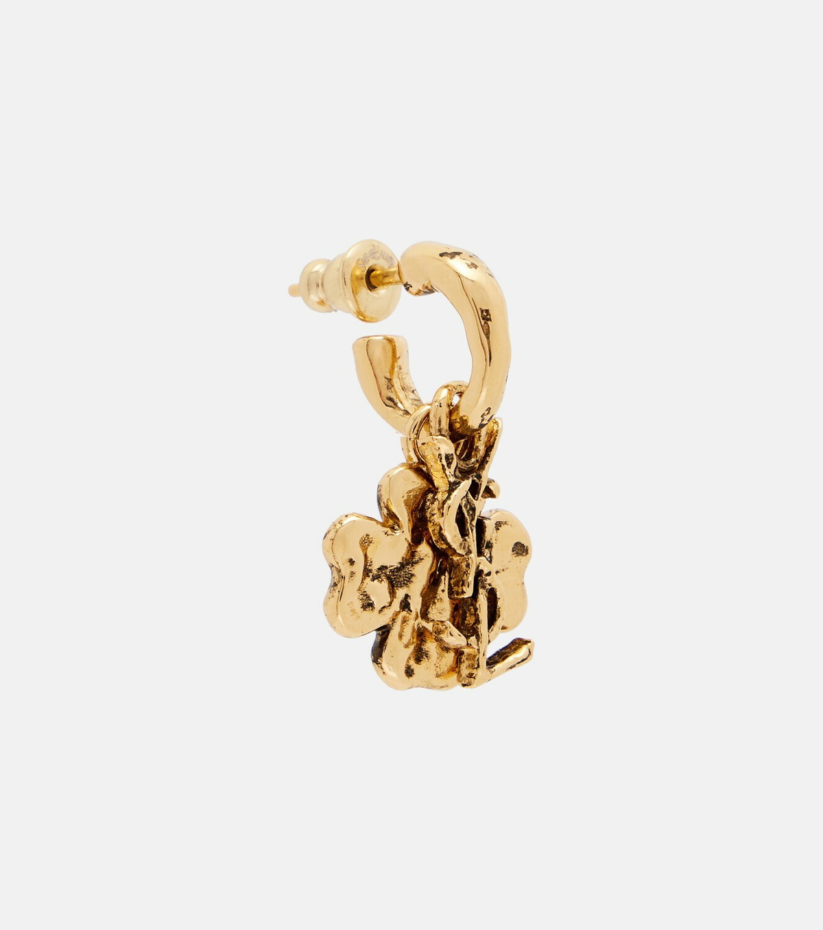 Saint Laurent Cassandre Lucky Charm drop earrings