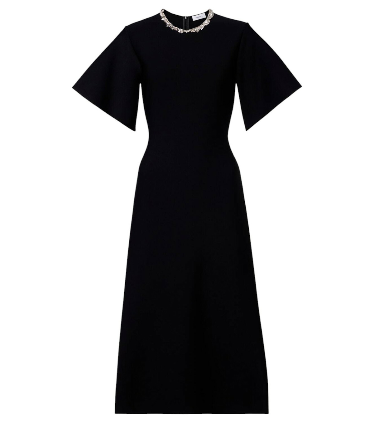 Alexander McQueen One-shoulder lace midi dress Alexander McQueen