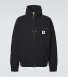 Sacai x Carhartt cotton jersey hoodie