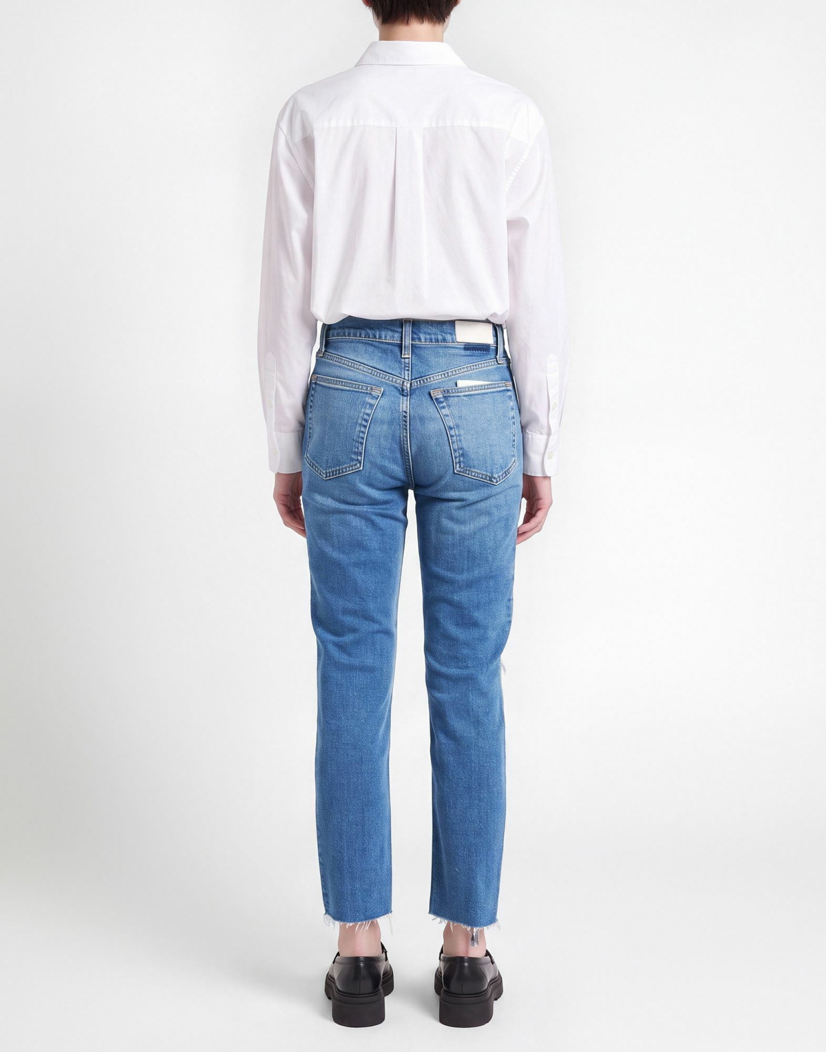 Re/done Womens Jeans in Blue