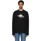 ADER error Black T-914 Long Sleeve T-Shirt