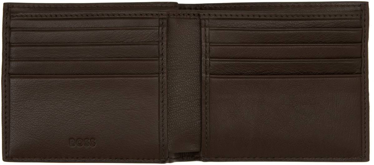 BOSS Brown Leather Wallet