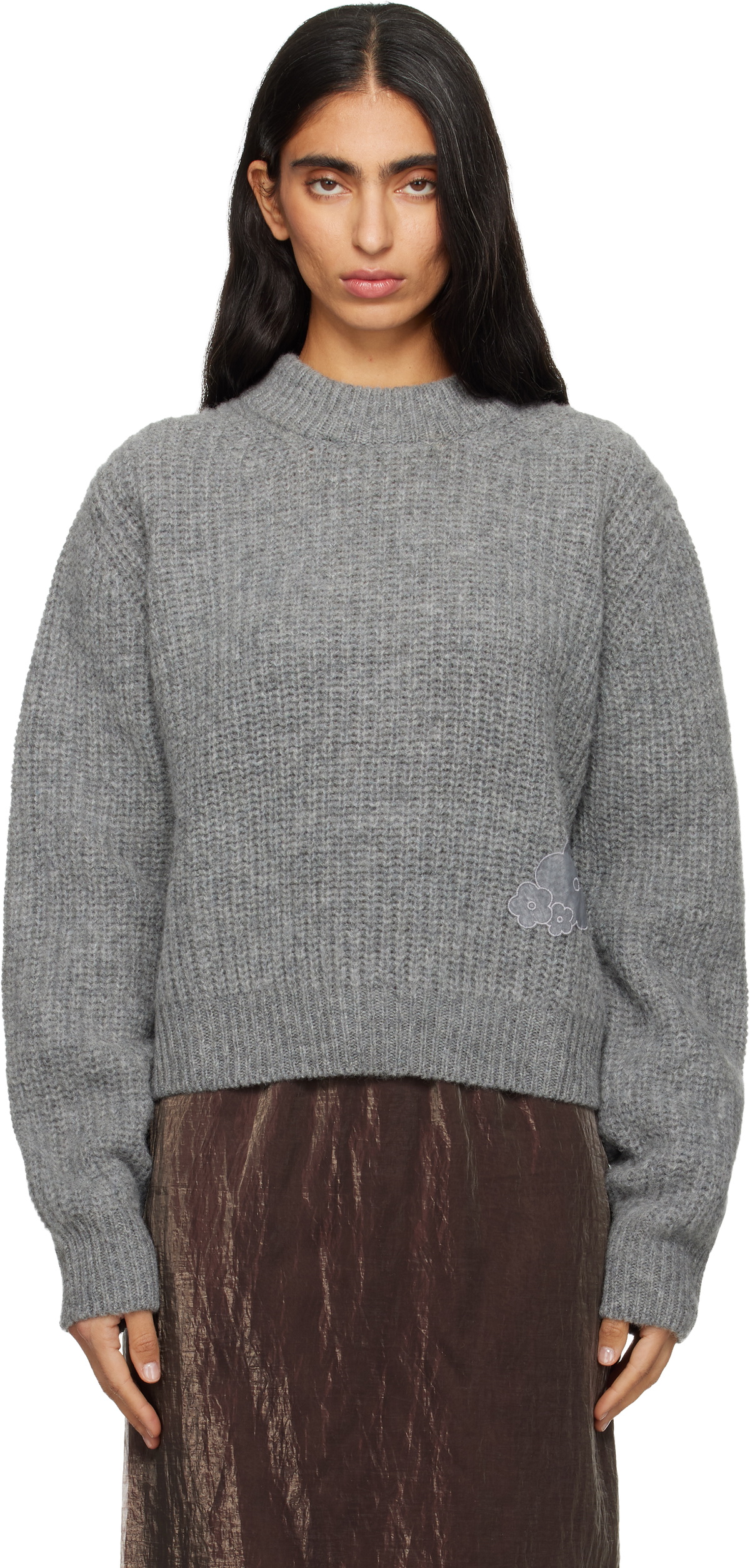 Cecilie Bahnsen Gray Bega Sweater