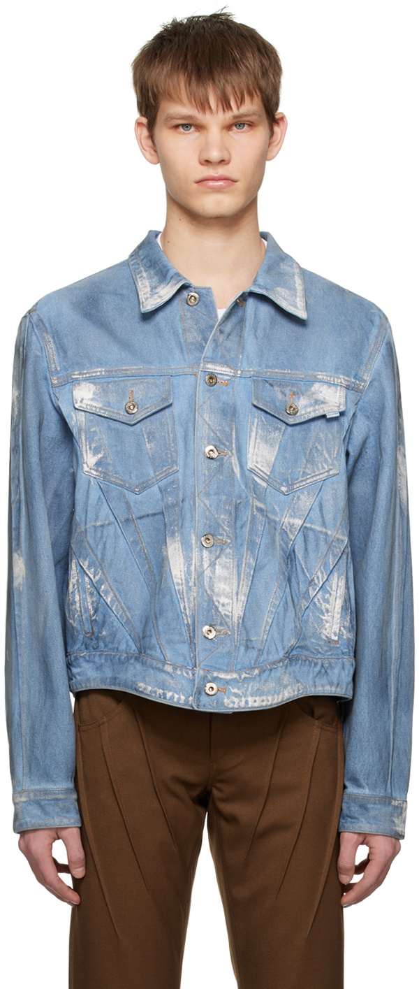 Juntae Kim SSENSE Exclusive Blue Denim Jacket