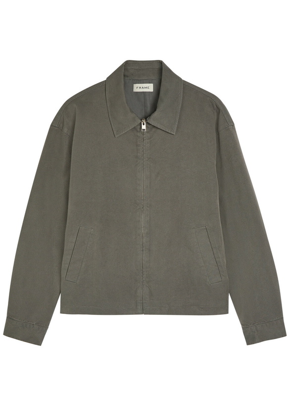 Photo: Frame Canvas Jacket Dark Grey