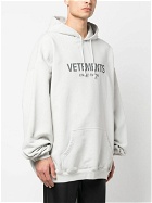 VETEMENTS - Logo Limited Edition Print Cotton Hoodie