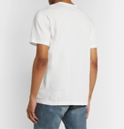 Faherty - Endless Peaks Printed Mélange Organic Cotton-Jersey T-Shirt - White