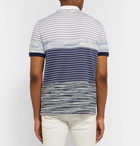 Missoni - Space-Dyed Cotton Polo Shirt - Blue