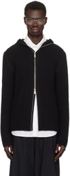 Helmut Lang Black Safety Balaclava Hoodie