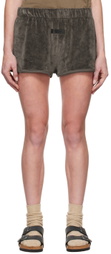 Essentials Gray Patch Shorts