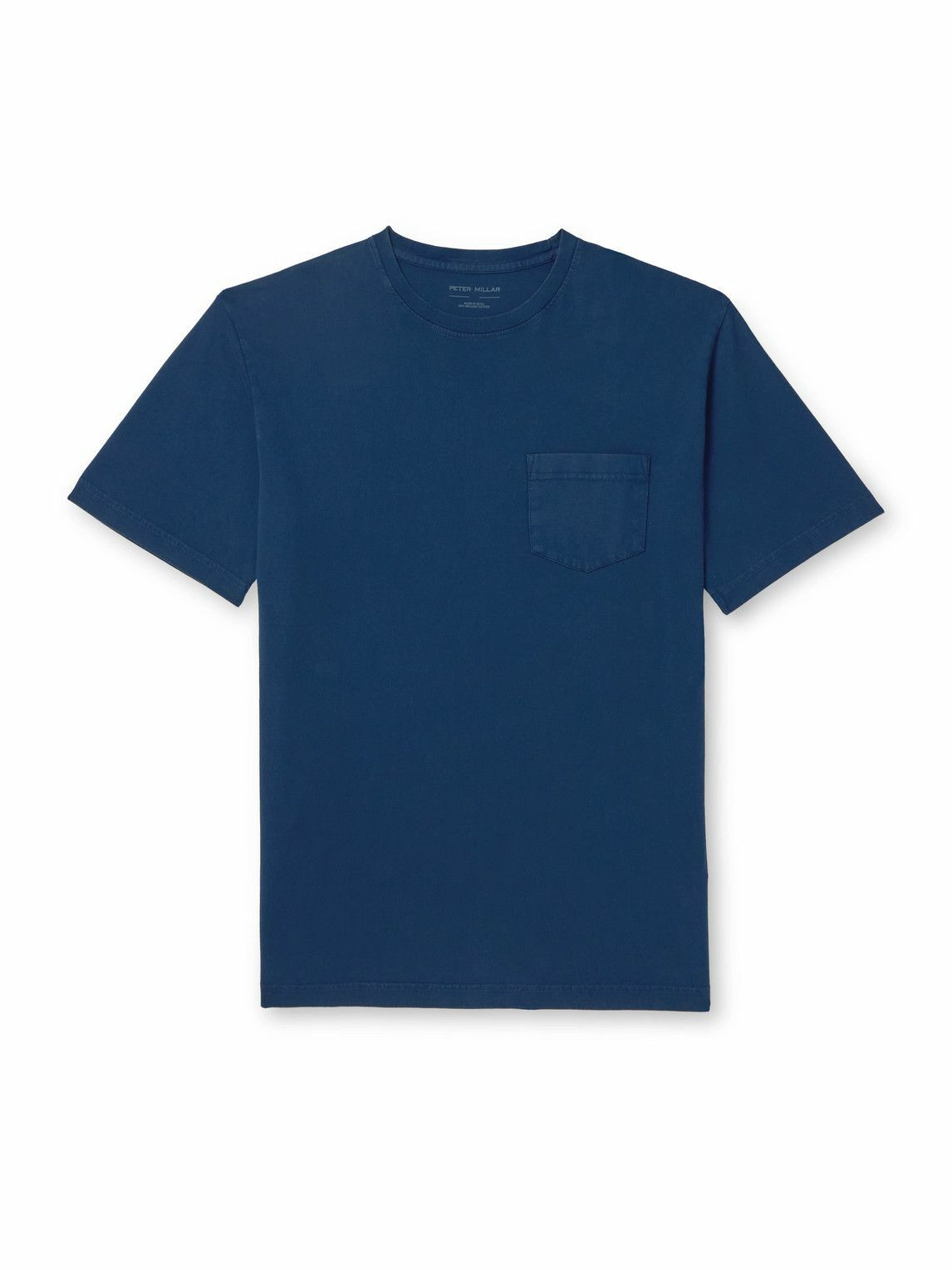Peter Millar - Lava Wash Organic Cotton-Jersey T-Shirt - Blue