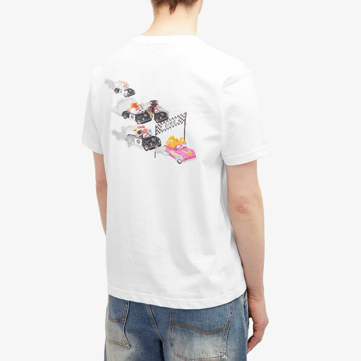 Dime Men's 2Fast 2Delicious T-Shirt in White Dime
