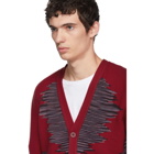 Missoni Red Pattern Cardigan