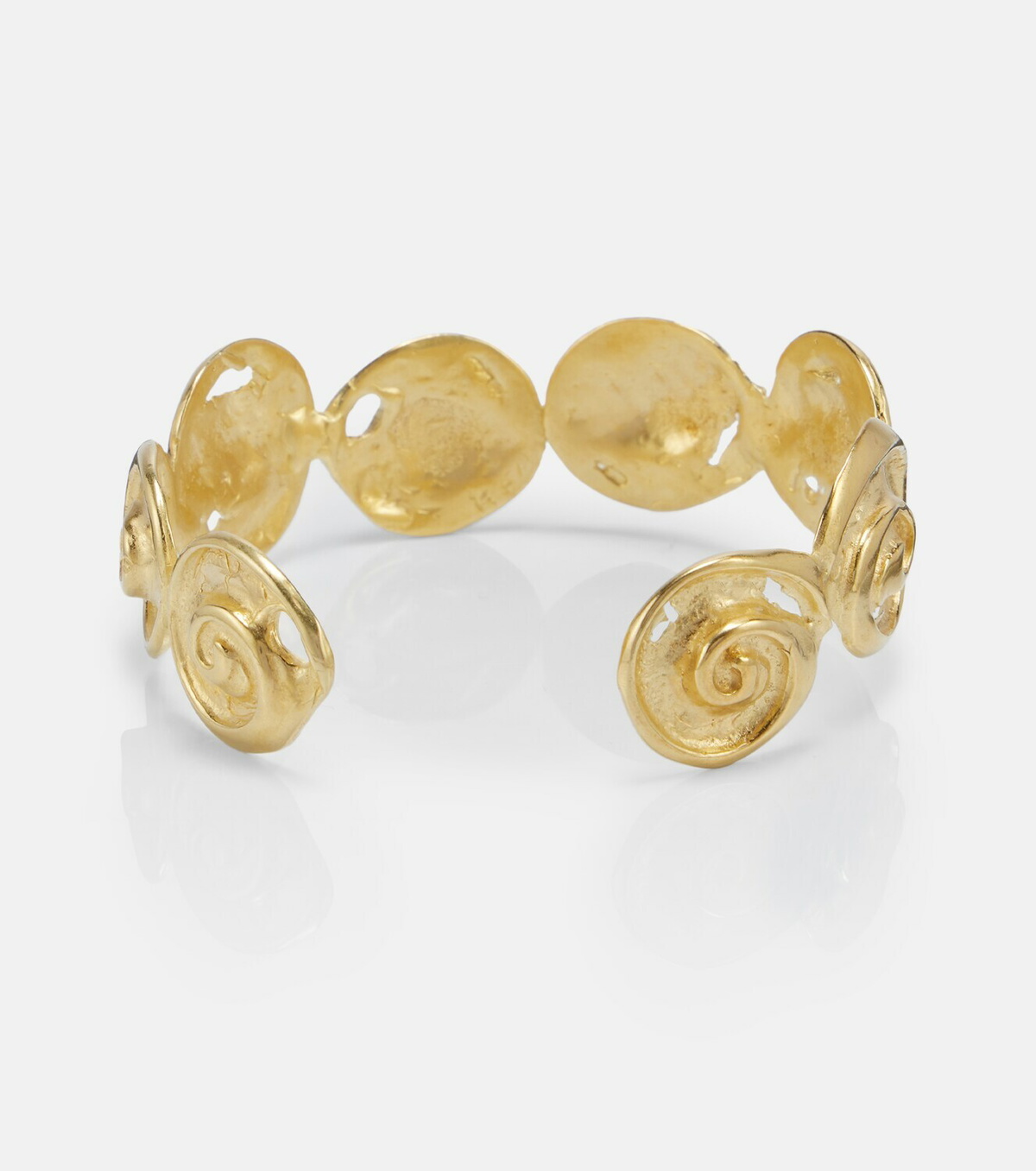 Ysso Cote 24kt gold-plated cuff bracelet