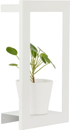 Modern Sprout White Portrait Growframe Planter