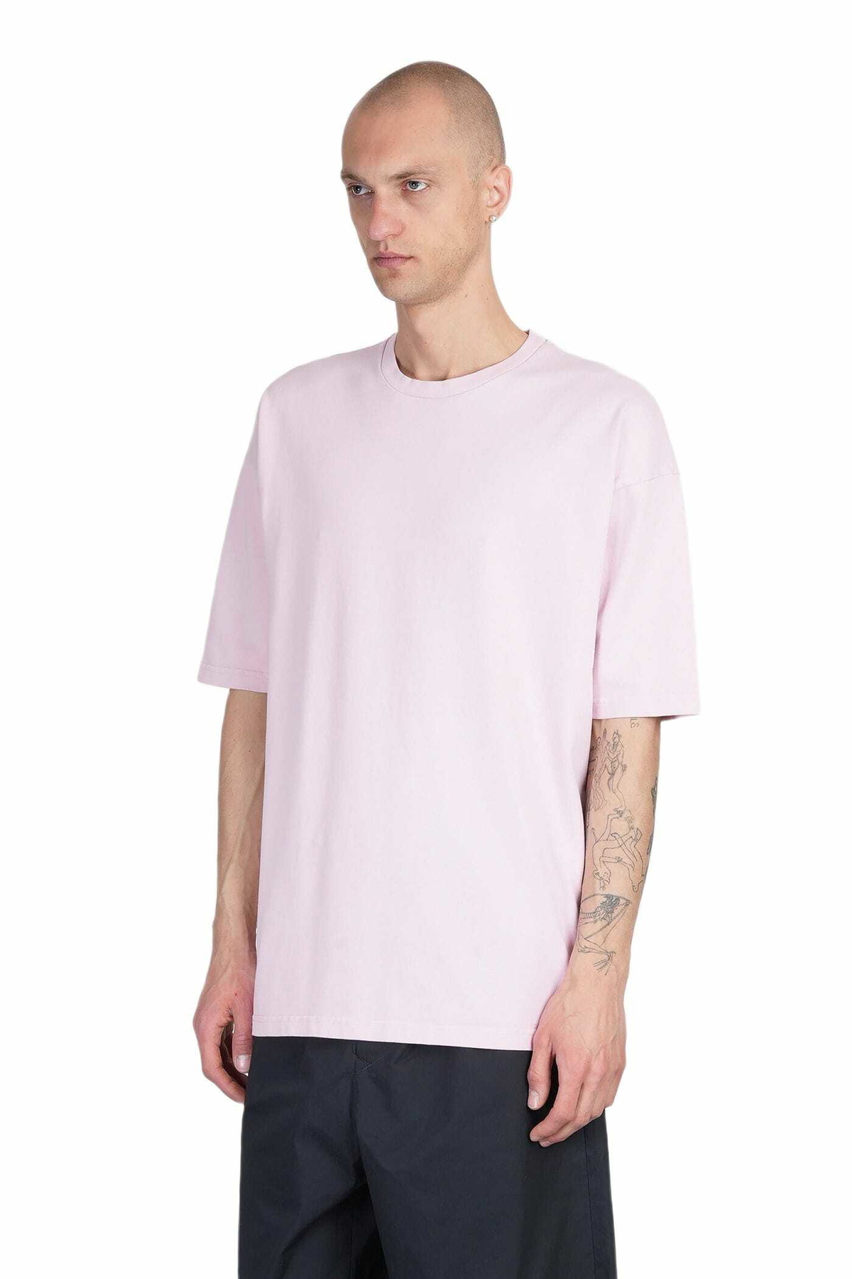 OAMC T-shirt In Rose-pink Cotton