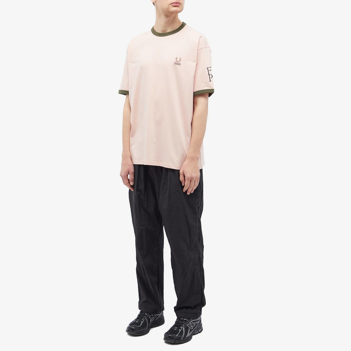 Fred Perry Men's x Raf Simons Contrast Trim Relaxed T-Shirt in