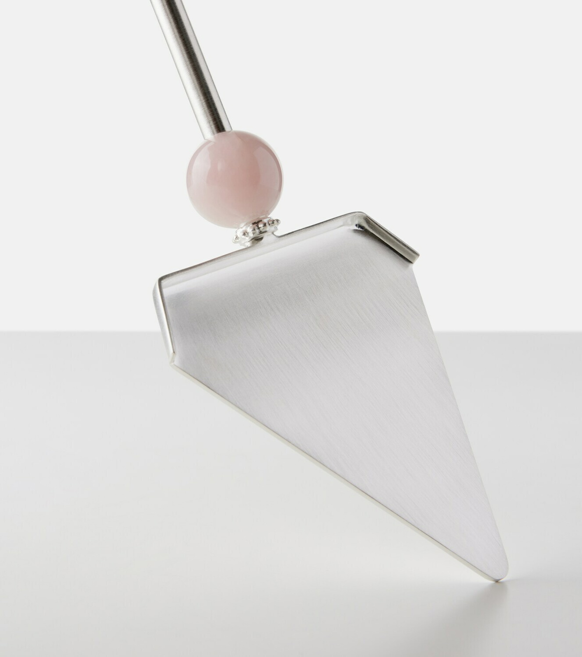 Natalia Criado Embellished silver-plated cake server