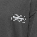 Neighborhood Men's Long Sleeve Sulfer Dyeing T-Shirt in Black