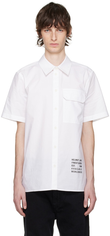 Photo: Helmut Lang White Flap Pocket Shirt