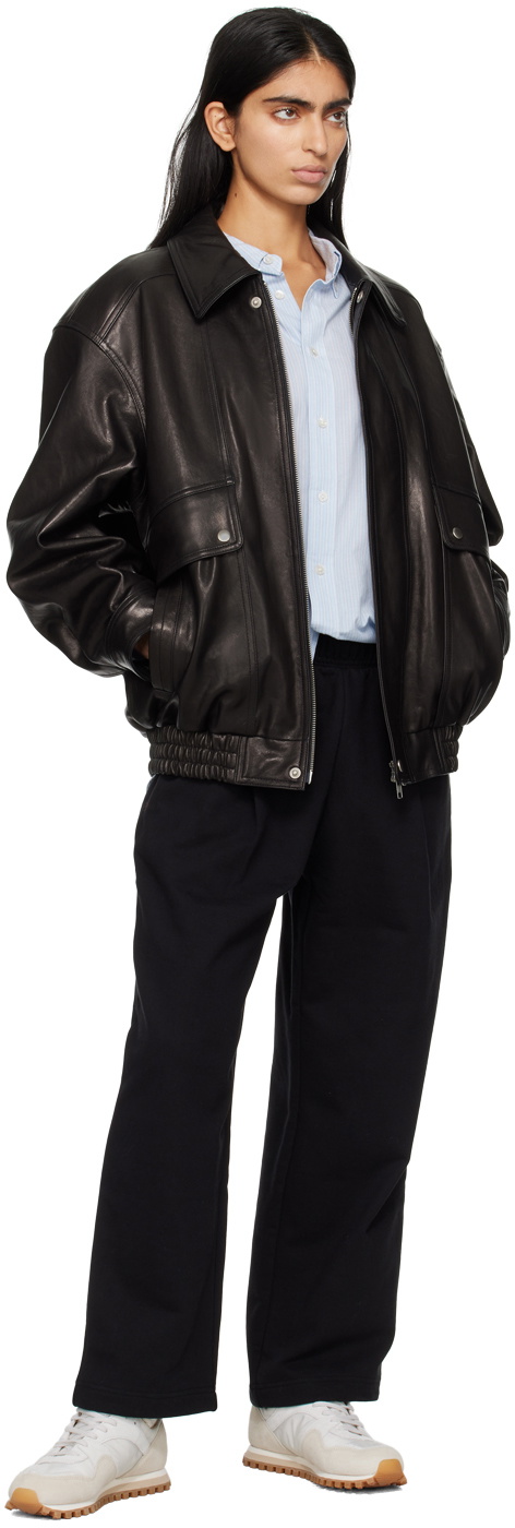 Dunst Black Wide Fit Sweatpants