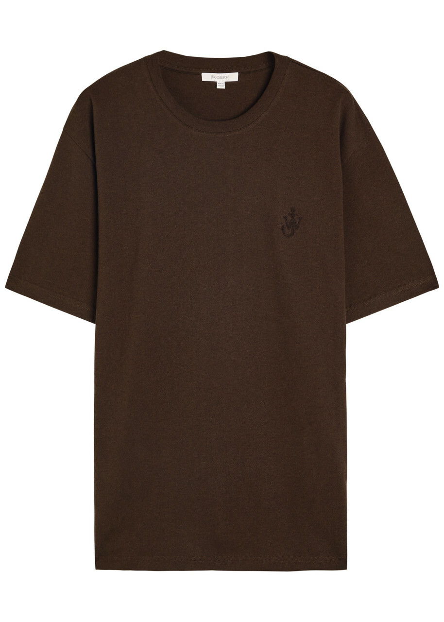 JW Anderson Men's Anchor Patch T-Shirt in Navy JW Anderson
