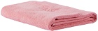 HAY Pink Mono Bath Towel
