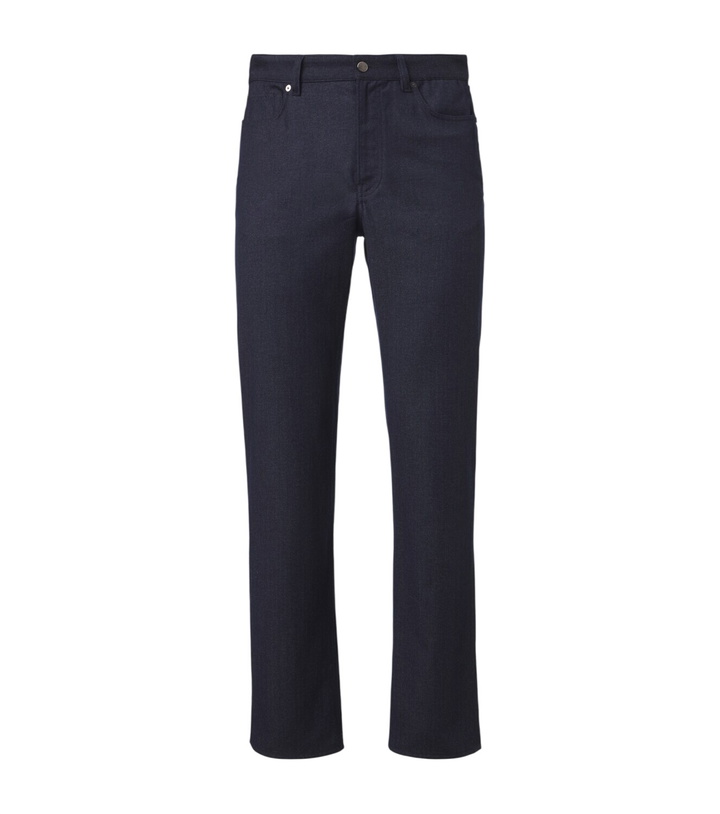 Photo: Agnona Mid-rise straight jeans