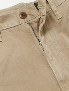 KAPITAL - Katsuragi Port Straight-Leg Patchwork Distressed Cotton-Twill Trousers - Neutrals