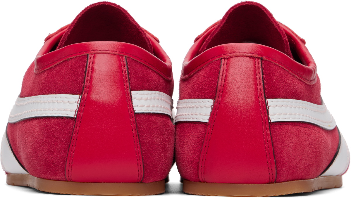 Dries Van Noten Red Suede Sneakers