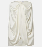 Stella McCartney Draped caped minidress