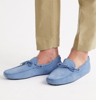 TOD'S - Gommino Suede Driving Shoes - Blue