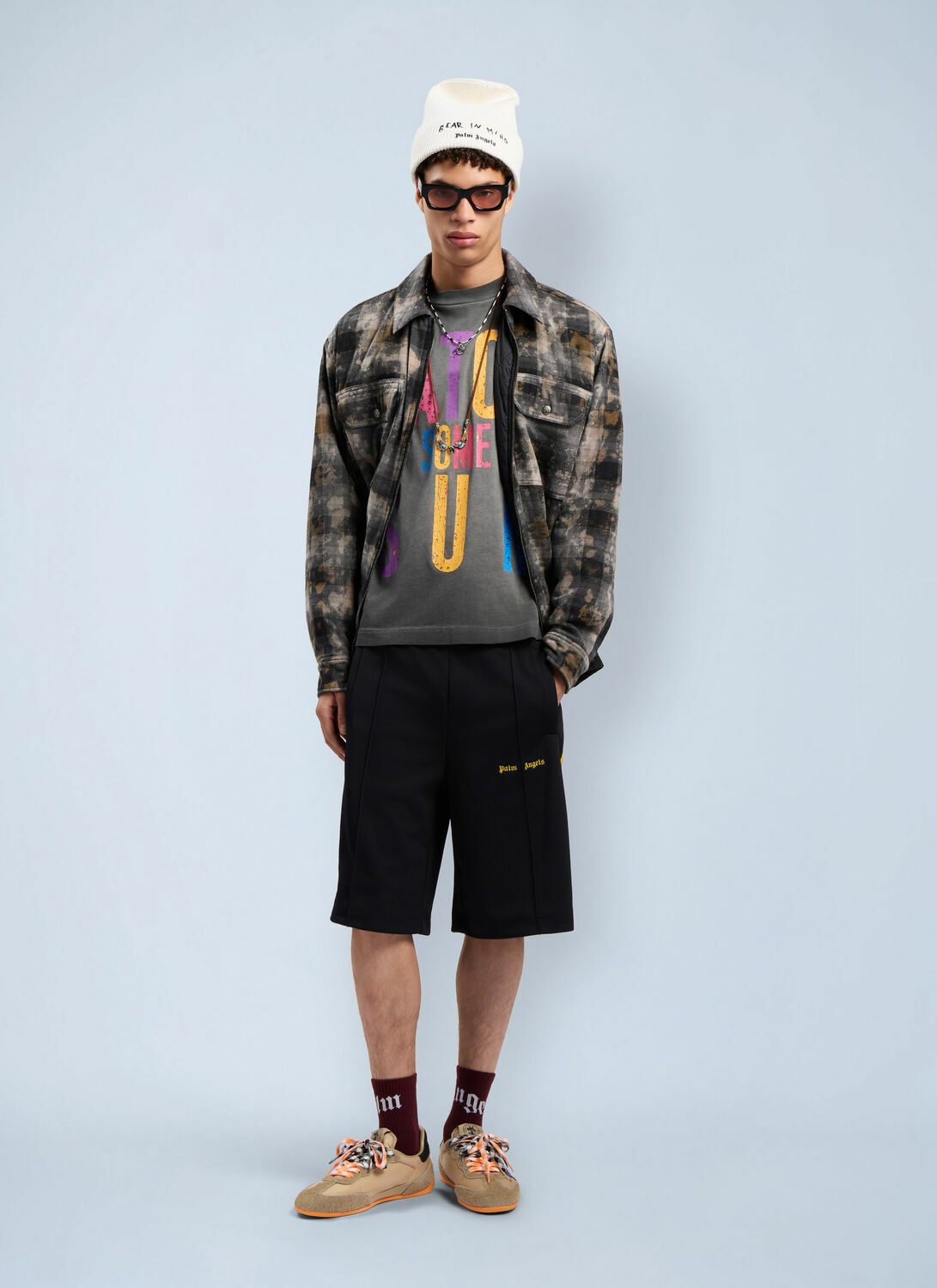 Palm Angels Classic Logo Track Shorts