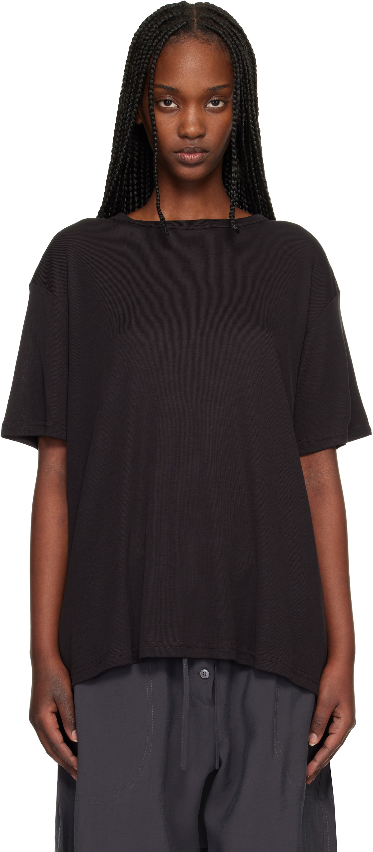 Studio Nicholson Brown Rond T-shirt