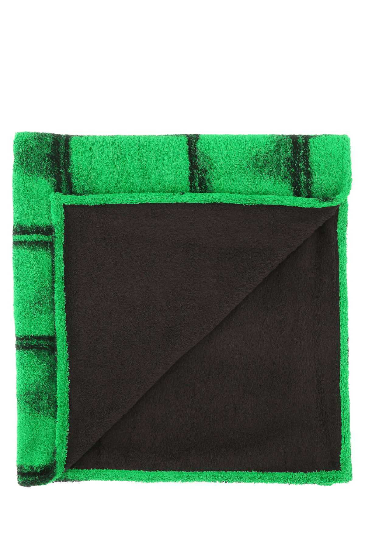 Bottega Veneta Embroidered Terry Beach Towel Bottega Veneta