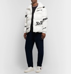 Moncler Genius - 2 Moncler 1952 Quilted Logo-Print Glossed-Shell Down Jacket - White