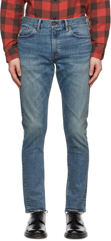 Photo: RRL Blue Slim-Fit Jeans