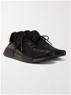 adidas Originals - Pharrell Williams Hu NMD Rubber-Trimmed Primeknit Sneakers - Black