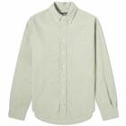 Gitman Vintage Men's Button Down Cotton Linen Shirt in Seafoam